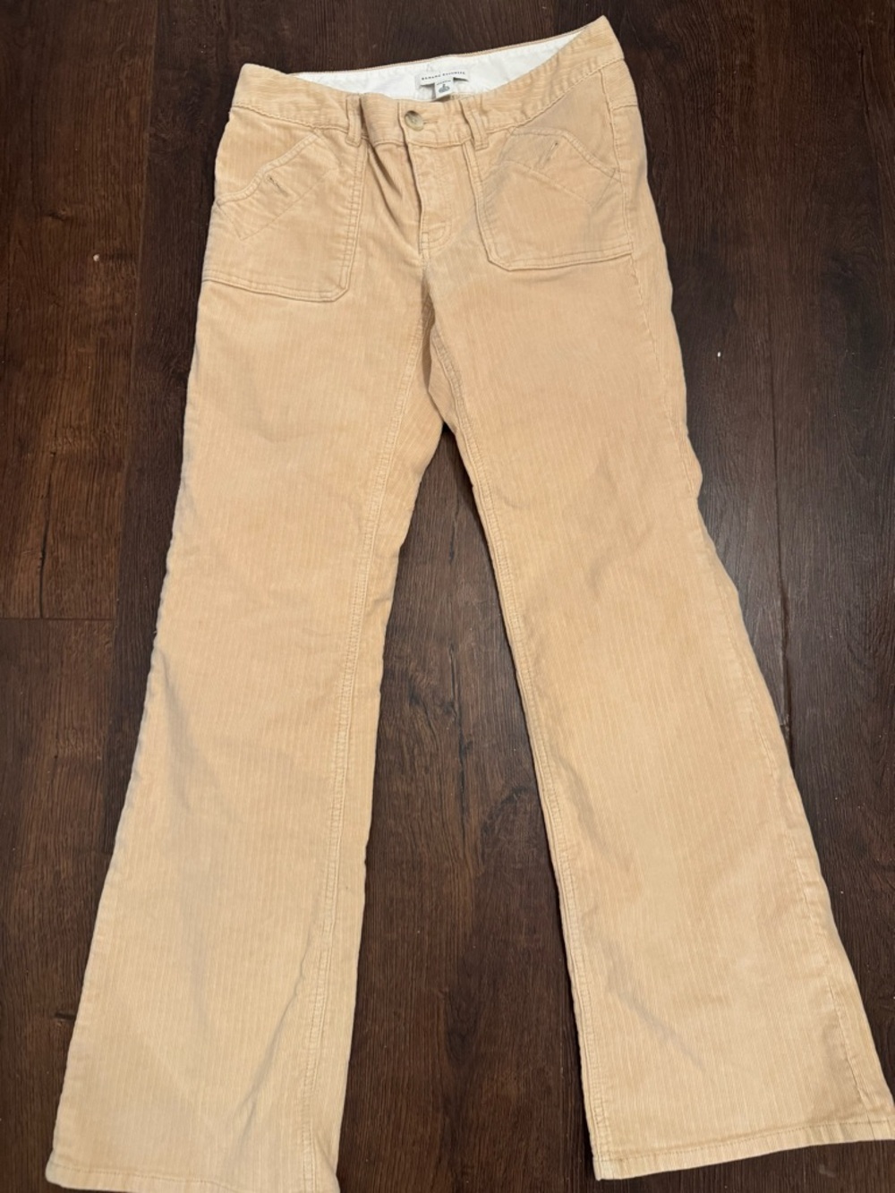 Banana Republic Girls' Tan Corduroy Flare Pants